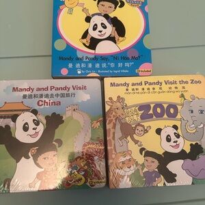 Mandy and Pandy language learning books Chinese